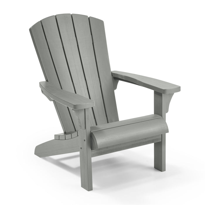 Keter Troy Adirondack Tuinstoel - set van 2 - 85x80x96,5cm - Grijs