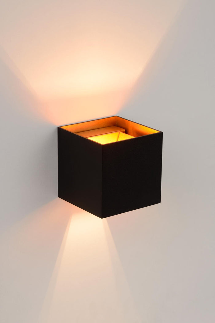 Lucide XIO Wandlamp - Zwart