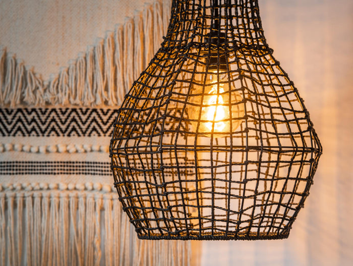 Lucide ALBAN Hanglamp - Zwart