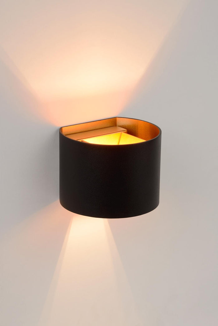 Lucide XIO Wandlamp - Zwart