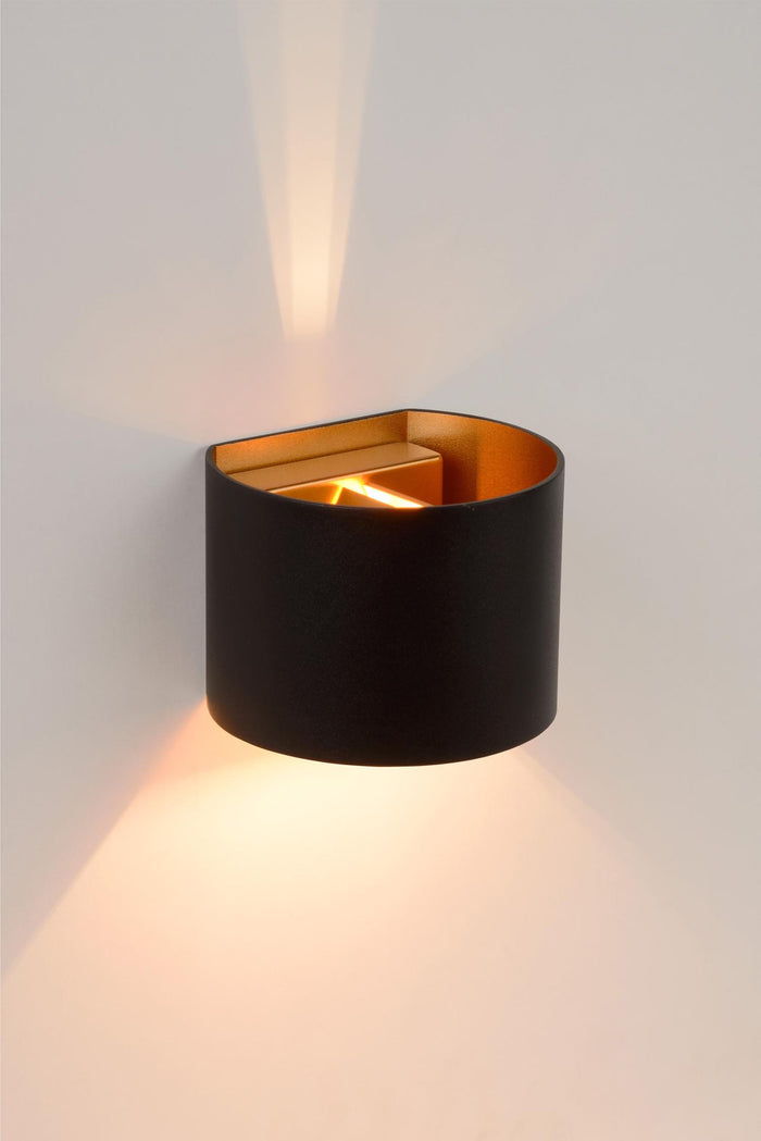 Lucide XIO Wandlamp - Zwart