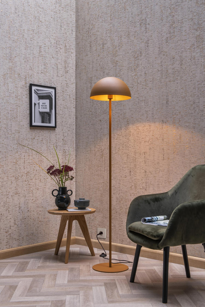 Lucide SIEMON Vloerlamp - Okergeel