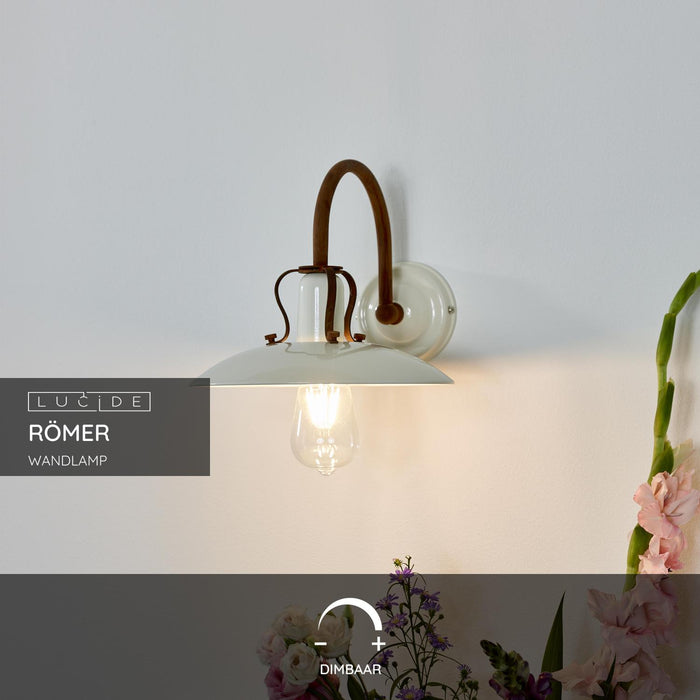 Lucide RÖMER Wandlamp - Beige