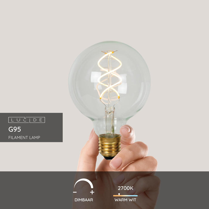 Lucide G95 Filament lamp - Transparant
