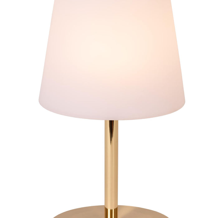 Lucide TYON Tafellamp - Mat Goud | Messing