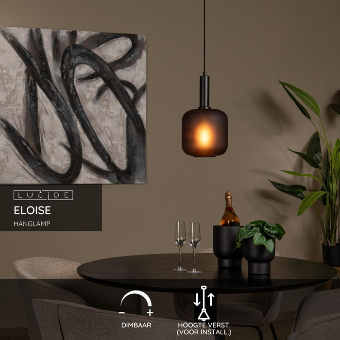 Lucide ELOISE Hanglamp - Zwart