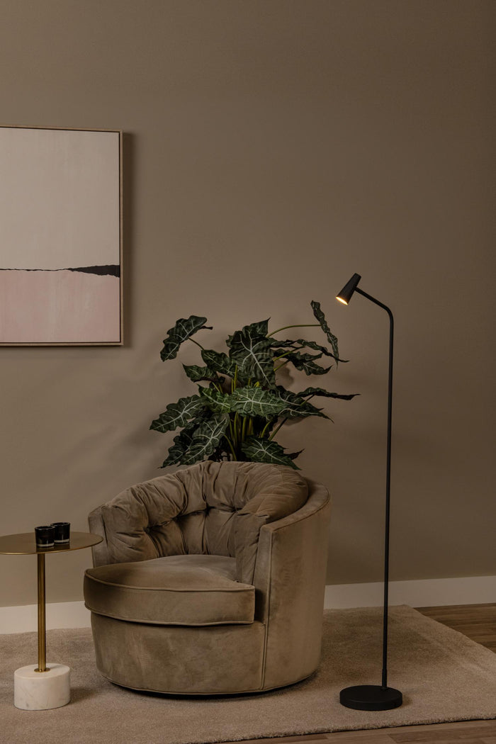 Lucide STIRLING Vloerlamp - Zwart