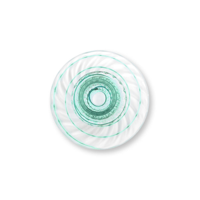 Pip Studio - Kandelaar - Licht Blauw - Glas Swirl - 20cm
