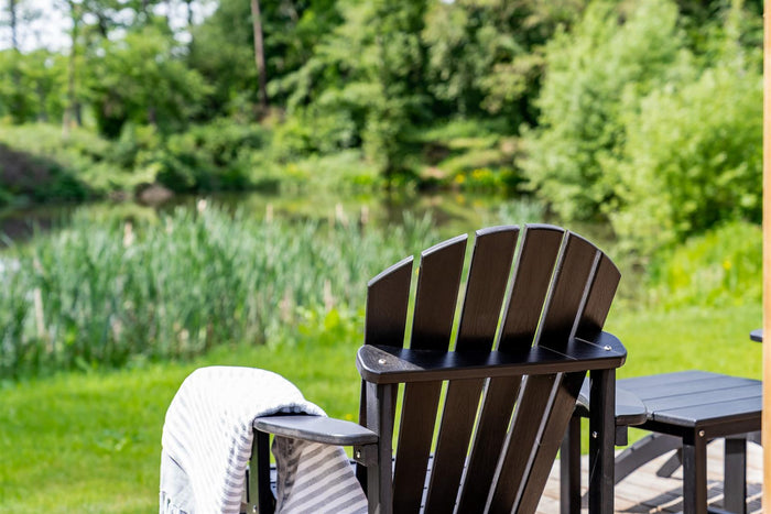 Adirondack tuinstoel Montreal met voetenbankje