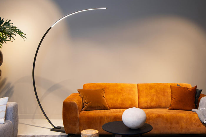 Lucide CURVE Booglamp - Zwart
