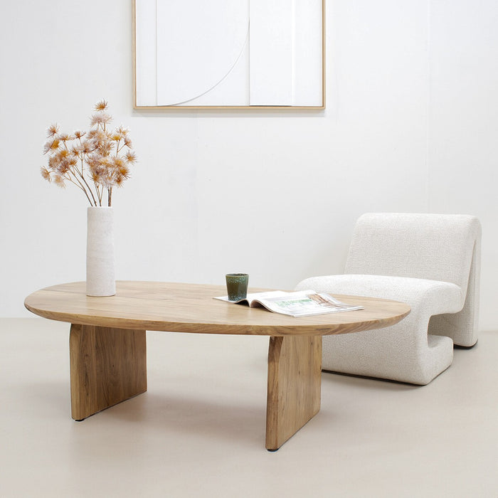 Giga Meubel - Salontafel Organisch - Naturel - 135x76x38cm