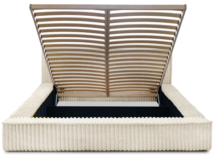 Trae Mobler Melody 160 x 200 cm Gestoffeerd Bed Creme