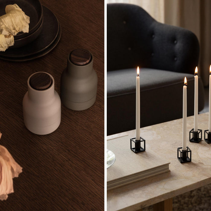 Audo Copenhagen Bottle Grinder Small peper- en zoutmolen set van 2