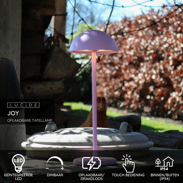 Lucide JOY Tafellamp - Roze