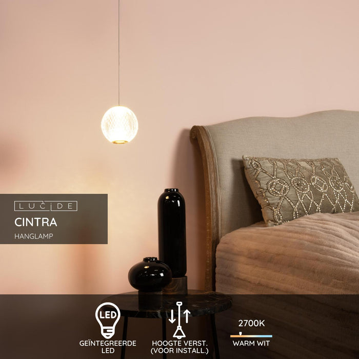 Lucide CINTRA Hanglamp - Transparant