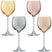 L.S.A. - Polka Wijnglas 400 ml Metallics Set van 4 Stuks Assorti