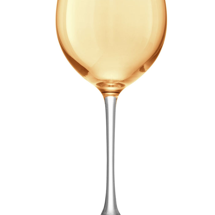 L.S.A. - Polka Wijnglas 400 ml Metallics Set van 4 Stuks Assorti