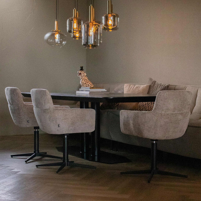 Kick draaistoel Noud - Champagne