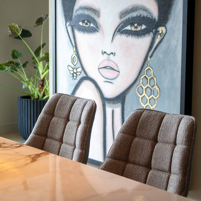 Kick barkruk Reza - Zwart