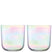 L.S.A. - Polka Tumbler 420ml Mother of Pearl Set van 4 Stuks