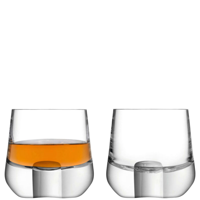 L.S.A. - Whiskey Cut Tumbler Glas 180 ml Set van 2 Stuks
