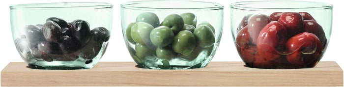 L.S.A. - Mia Tapasset op Serveerplank Set van 3 Stuks