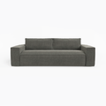 Express slaapbank dunlopillo fluweel grafiet grijs 160cm
