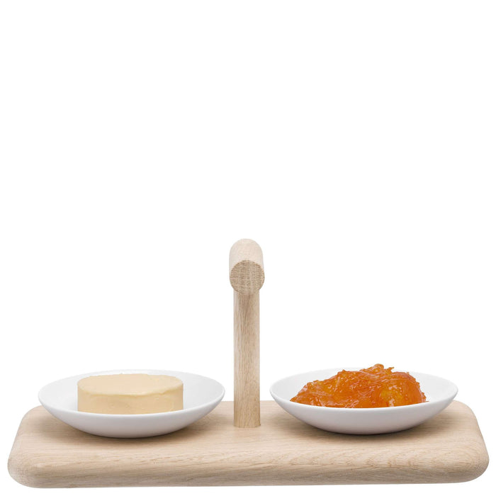 L.S.A. - Dine Serveerplank met 2 Schalen Laag