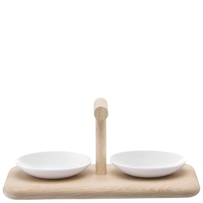 L.S.A. - Dine Serveerplank met 2 Schalen Laag