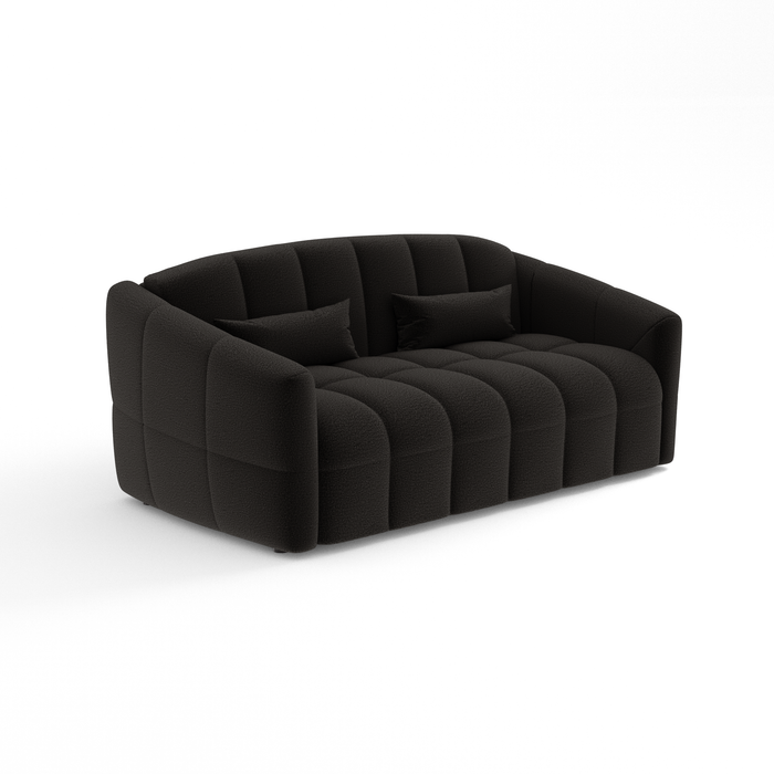 Express slaapbank met donker antracietkleurig lusvormig matras, 160 cm