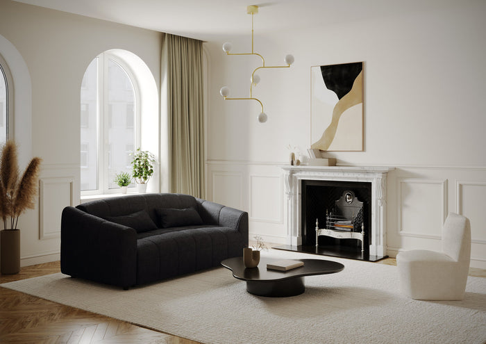 Express slaapbank met donker antracietkleurig lusvormig matras, 160 cm