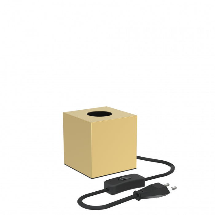 Calex Tafellamp  Goud - Metaal - 9x9x9cm (BxHxD)