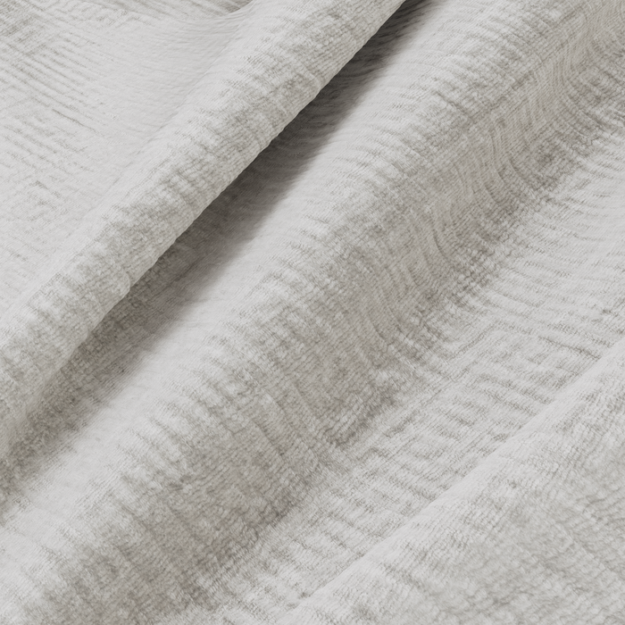 4-zits fluwelen bank met crèmekleurig patroon