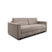 Express slaapbank dunlopillo fluweel beige taupe 140cm