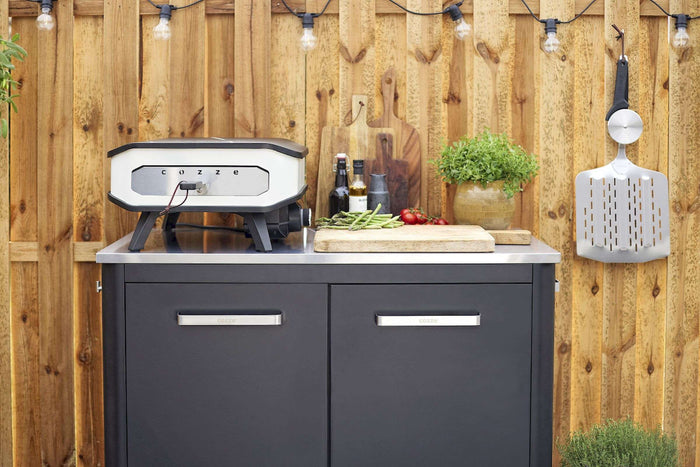 Cozze - Werkbank 2 Deurs en 4 Wielen met Opklapbare Werktafels 120 cm