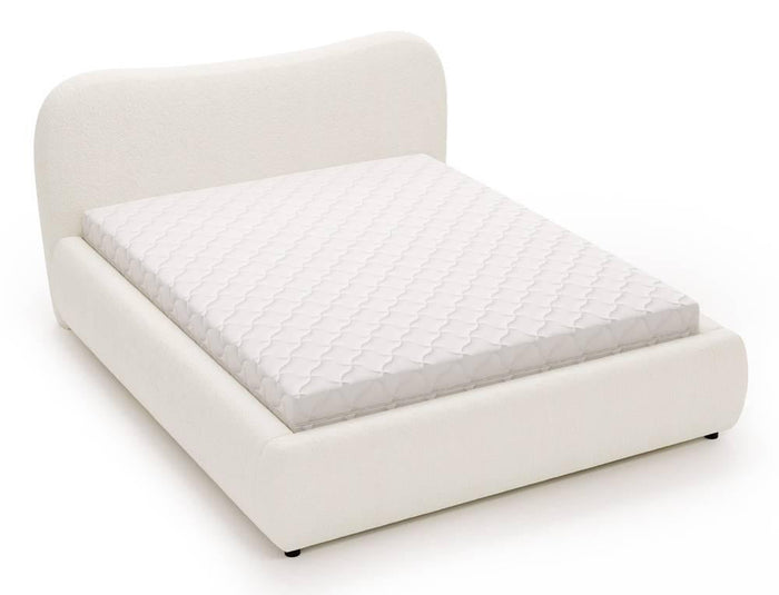 NADUVI Collection Lavelle bedframe bouclé met opbergvak 140 x 200 cm