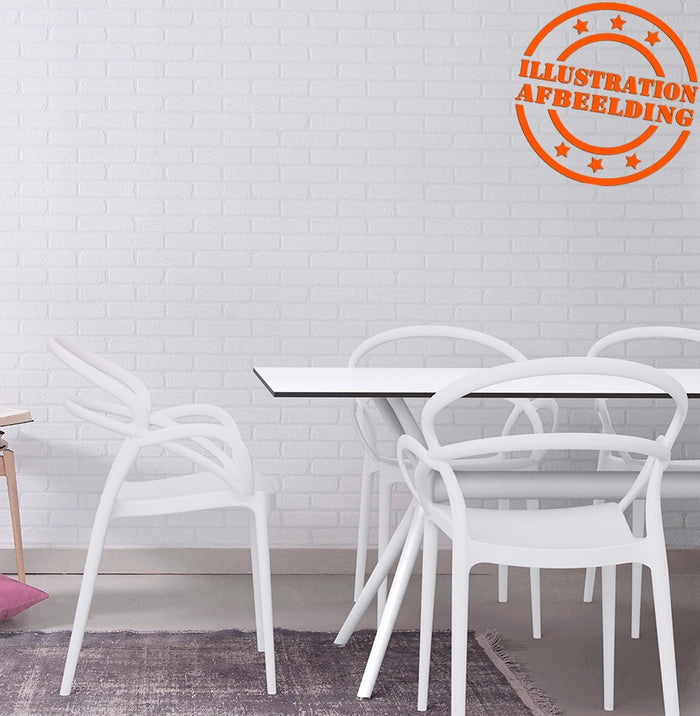 ALTEREGO JULIETTE Terras stoel - Wit