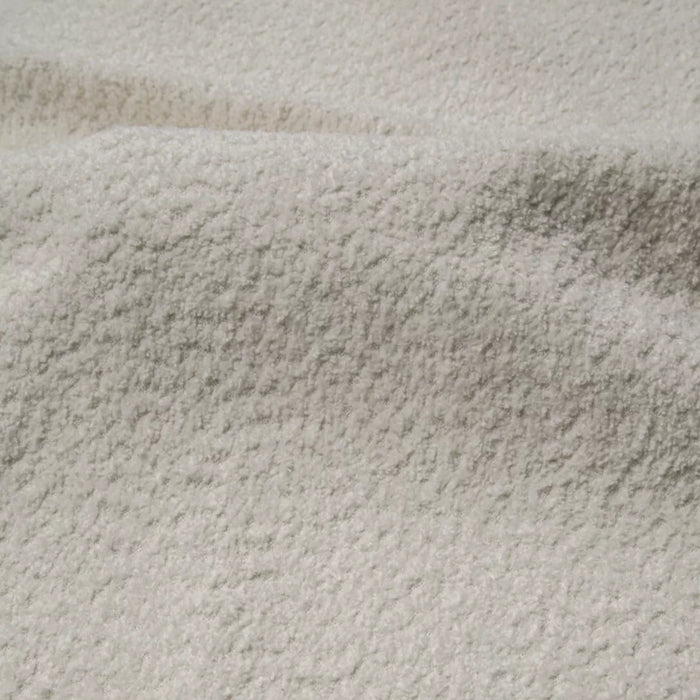 4-zits slaapbank in walnoten kast met crème bouclette stof