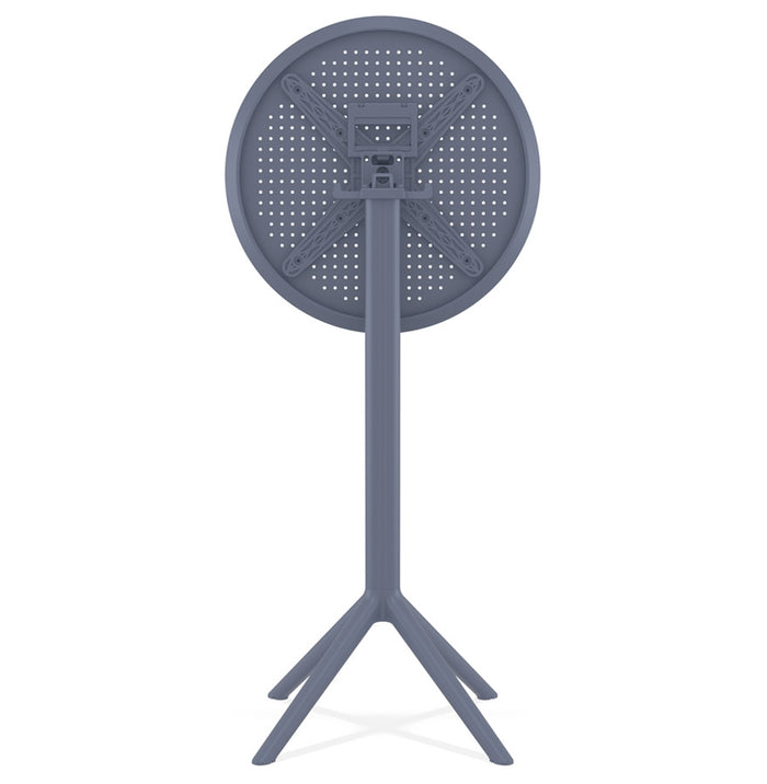 ALTEREGO GIMLI 60 BAR Opvouwbare hoge tafel - Grijs