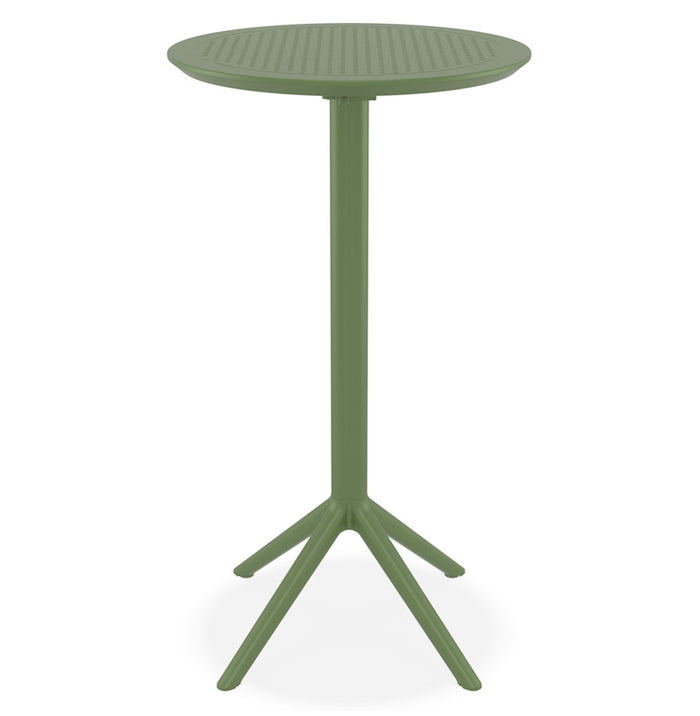 ALTEREGO GIMLI 60 BAR Opvouwbare hoge tafel - Groen