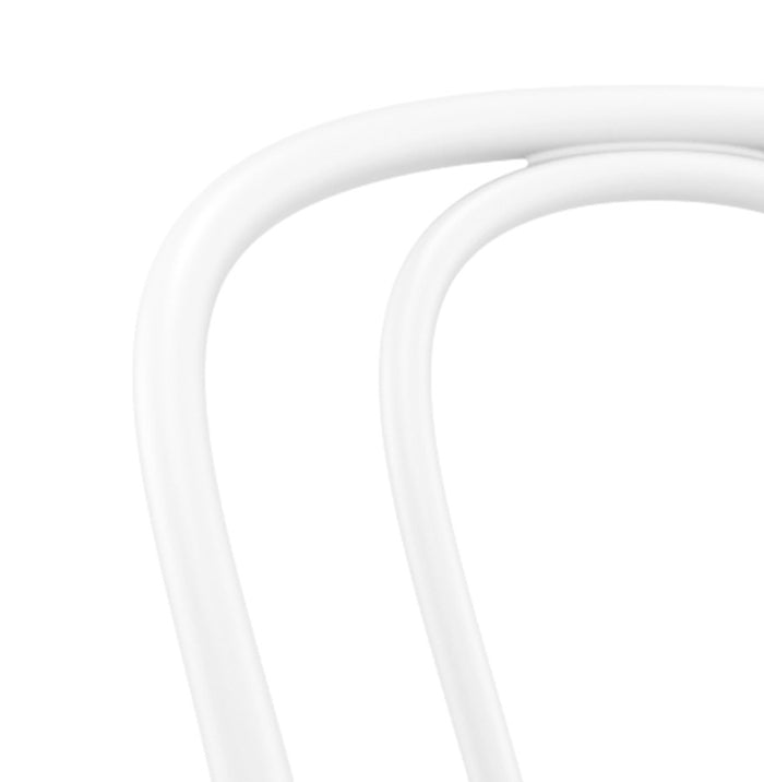 ALTEREGO JAMAR Stapelbare stoel - Wit