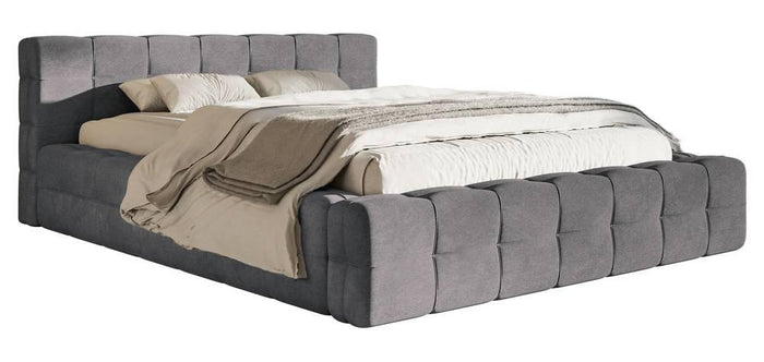 Selsey Design Tilly bedframe velvet met opbergvak 140 x 200 cm