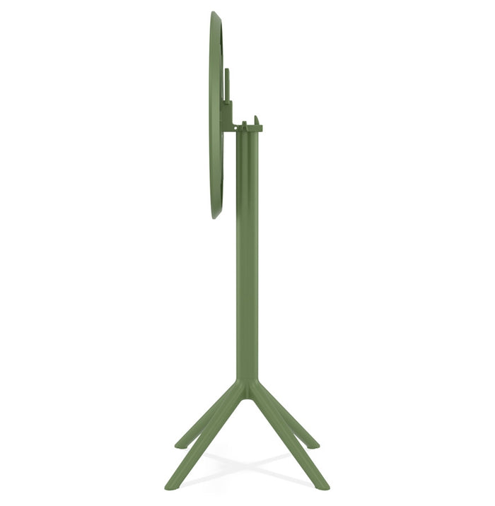 ALTEREGO GIMLI 60 BAR Opvouwbare hoge tafel - Groen