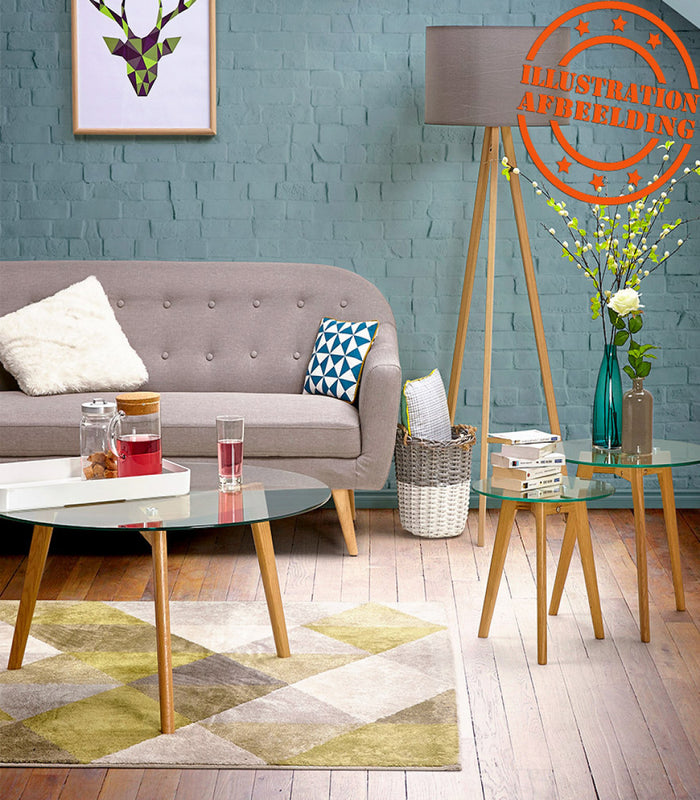 ALTEREGO LOVYOU Ronde nesttafel - Transparant