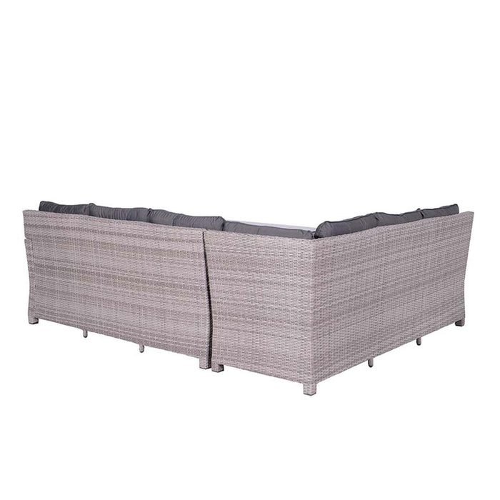 Blue bird lounge-diningset - 5-delig - links - grey - reflex black