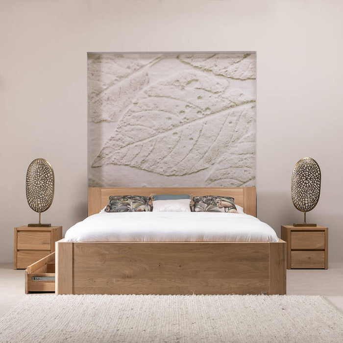 Goossens Bedframe Bibi - 160 x 200 - Eiken naturel - Hout