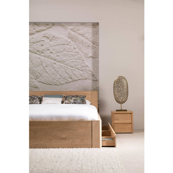 Goossens Bedframe Bibi - 160 x 210 - Eiken naturel - Hout