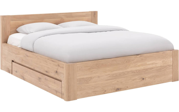 Goossens Bedframe Bibi - 140 x 200 - Eiken naturel - Hout