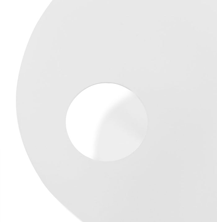 ALTEREGO MASA Ovale bijzettafel - Wit