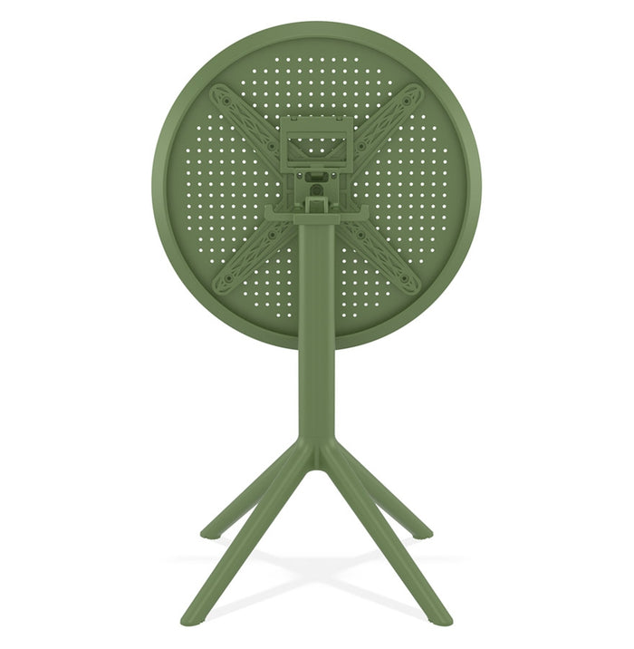 ALTEREGO GIMLI 60 DINING Ronde opvouwbare tafel - Groen